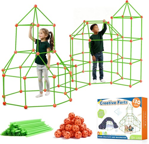 Kids fort building - kit, 130pc