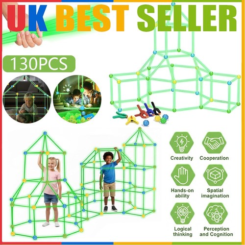 Tent fort building kit - kit, kid