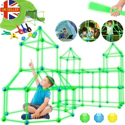 Glow the dark fort building - dark,