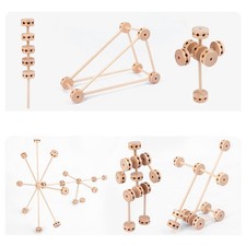 60 PCS Kids Fort Building Kit