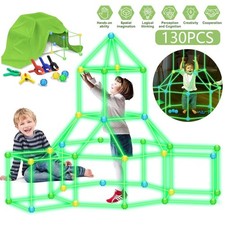 130PCS Kids Construction Fort